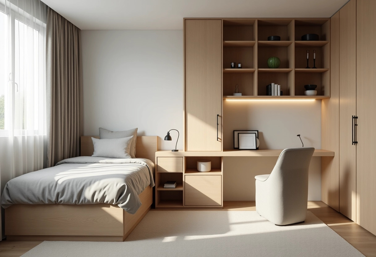 taille minimale chambre : normes et astuces pour aménager un espace fonctionnel -  petite chambre